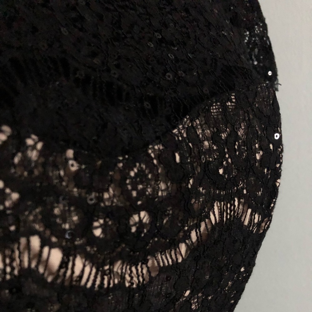 Forever 21 Black Lace Mini Dress - Picture 3 of 8